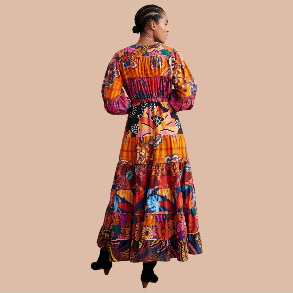 Farm Rio Button-Front Maxi Dress - Picture 3 of 12